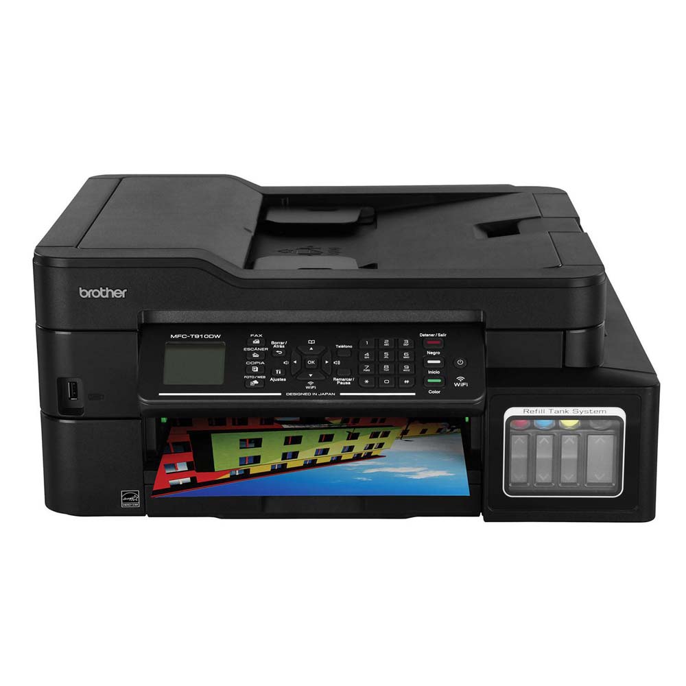 Impresora Multifuncional MFC-T910DW Negro – Grupo M\u0026M Printer