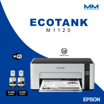 Impresora inalámbrica en blanco y negro EcoTank