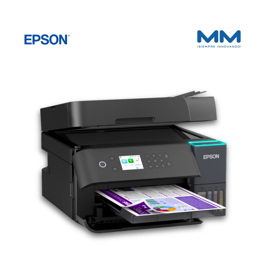 Impresora Multifuncional EPSON L6370 Ethernet Wi-Fi, Dúplex, ADF - Imagen 2