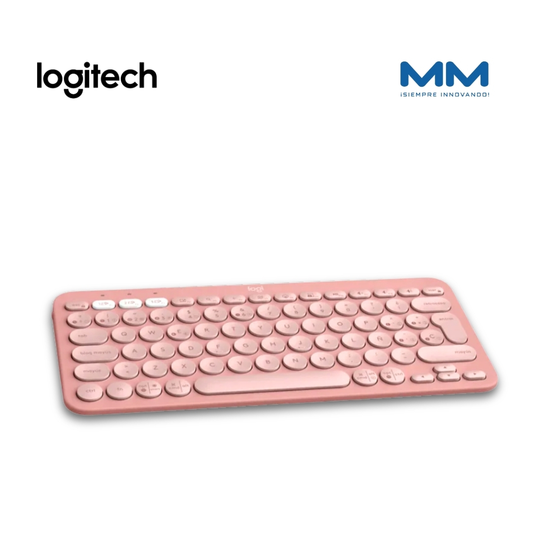 Teclado LOGITECH Pebble 2 K380 Tonal Rose - Imagen 2