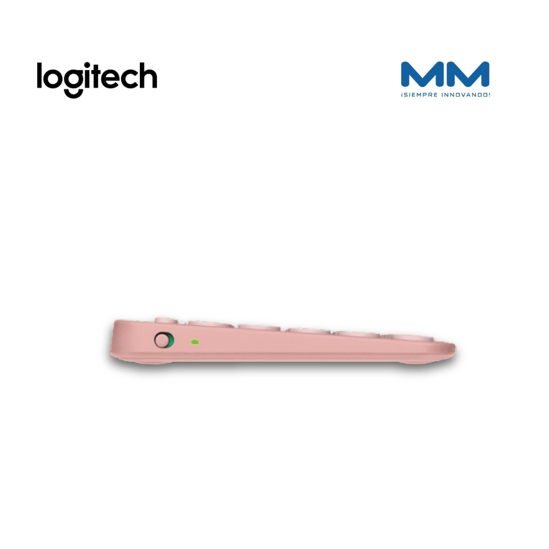Teclado LOGITECH Pebble 2 K380 Tonal Rose - Imagen 3