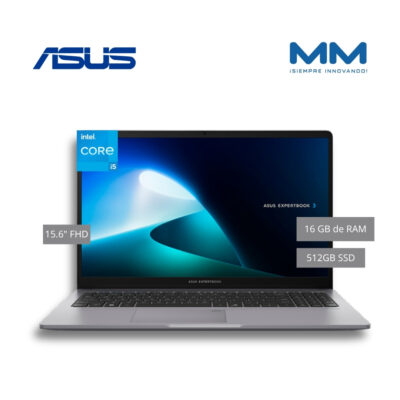 Notebook Asus ExpertBook P15 E1504G, 15.6″ FHD / Core i5 13420H / 16GB DDR4 / 512GB