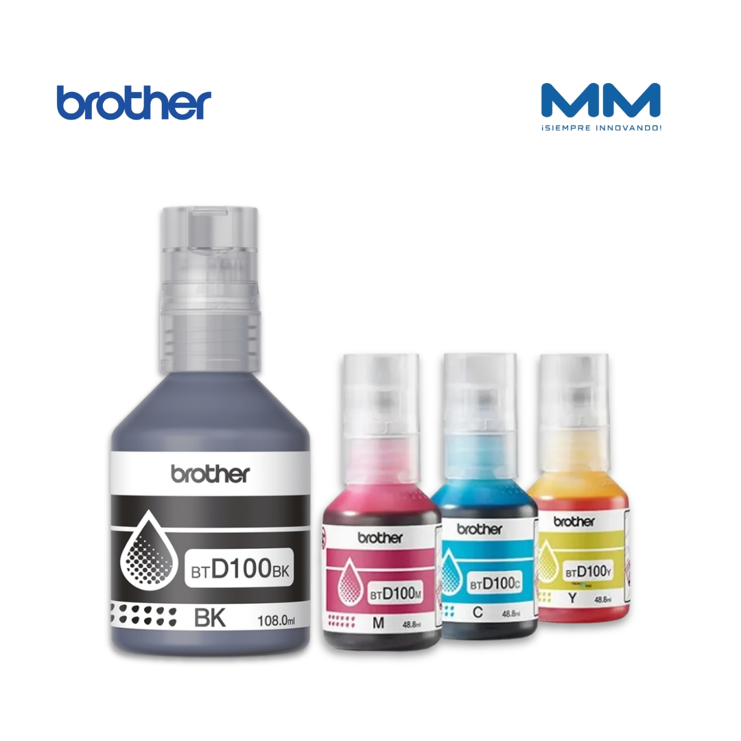 Pack de tintas BROTHER BTD100 - Imagen 2