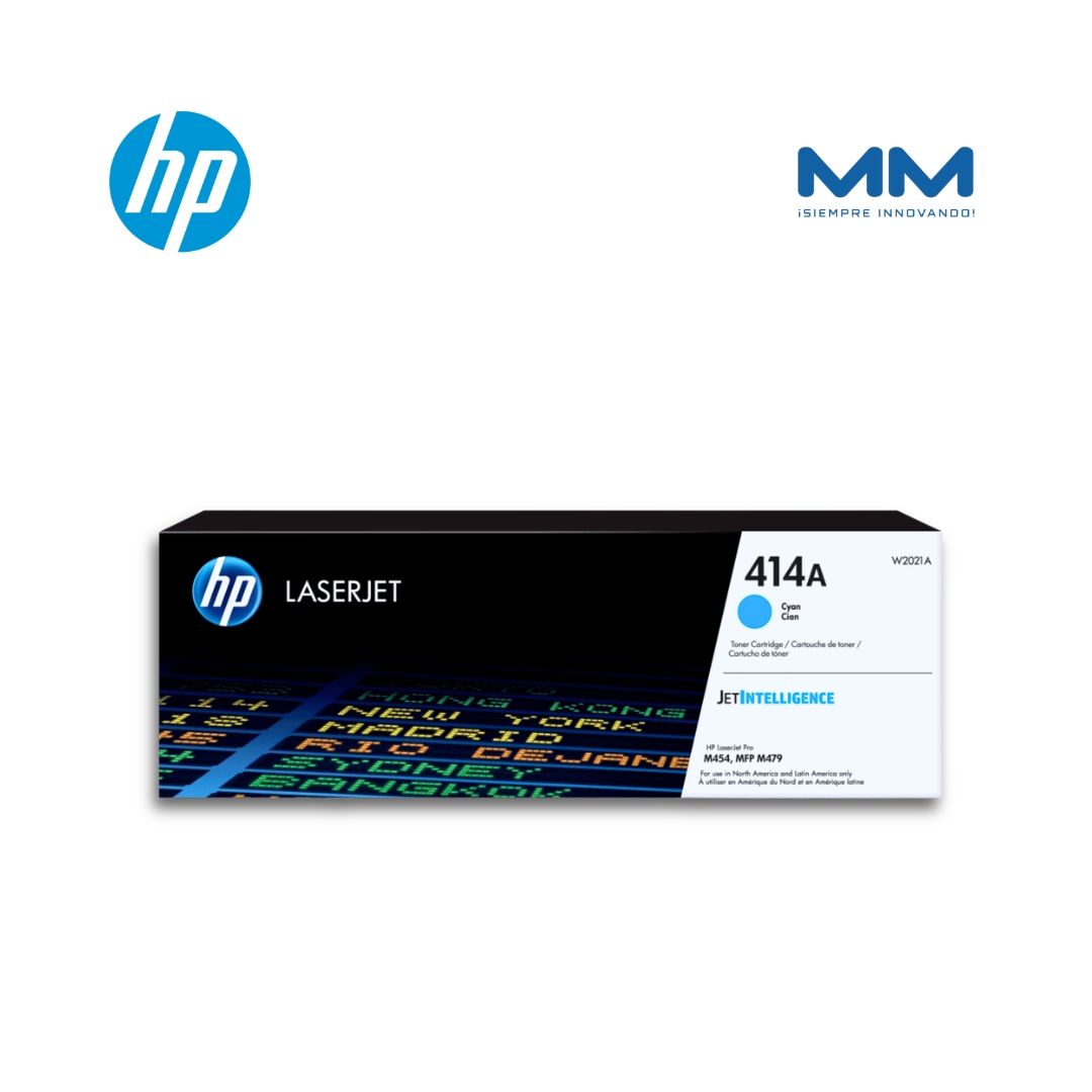 Toner HP 414A Cyan - W2021A /M454/M479
