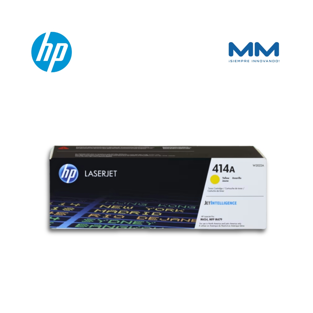 Toner HP 414A Yellow - W2022A /M454/M479