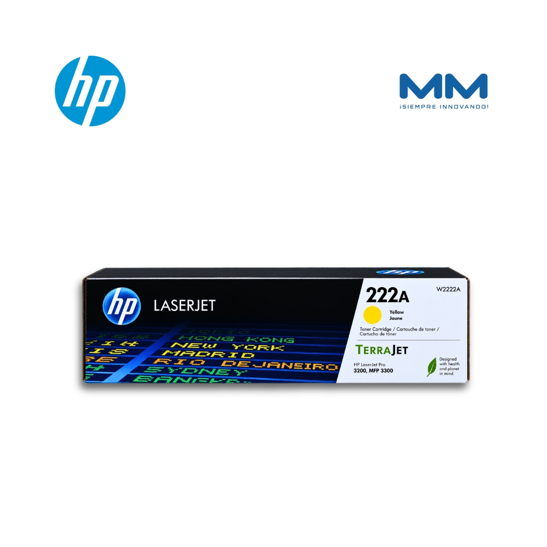 Toner HP 222A Yellow - W2222A * 3201/3301